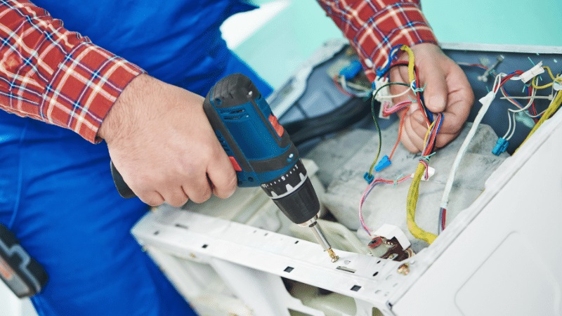 Kartepe Alarko Alarko çamaşır makinesi kart tamiri – Su almama arızası orijinal parça ile giderildi. - Teknik servis örneği
